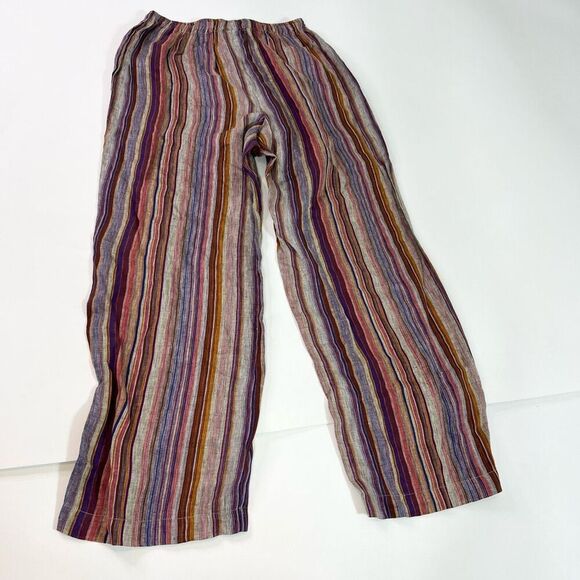 Eskandar Pant Set Womens Size 1 & 2 Multicolor Linen Striped Neiman Marcus - Picture 16 of 16